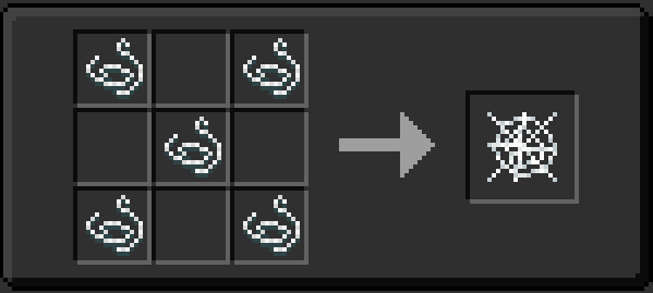 可合成蜘蛛網│Craftable Cobweb