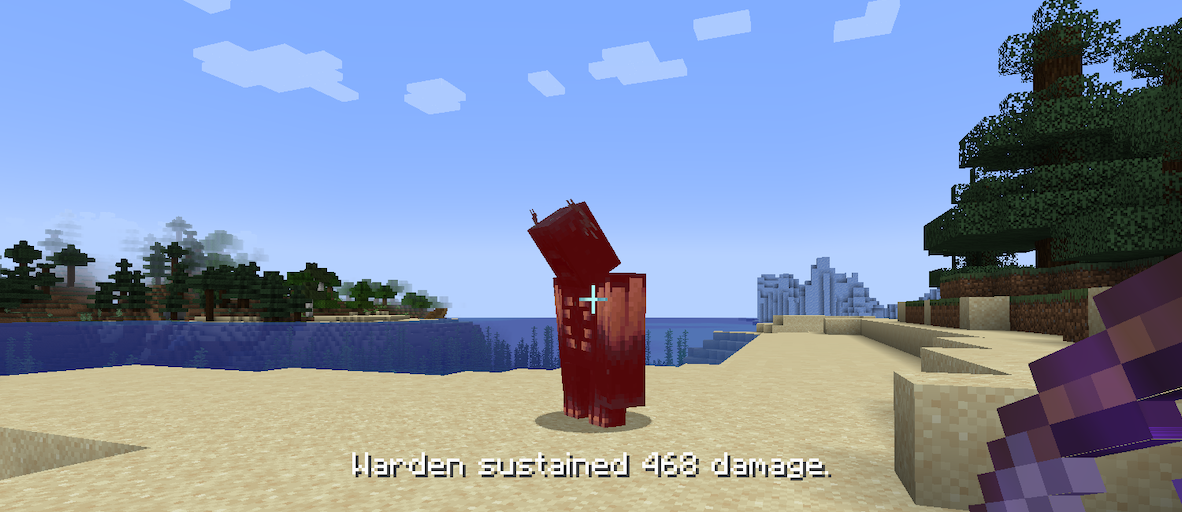 Actionbar Damage Indicator