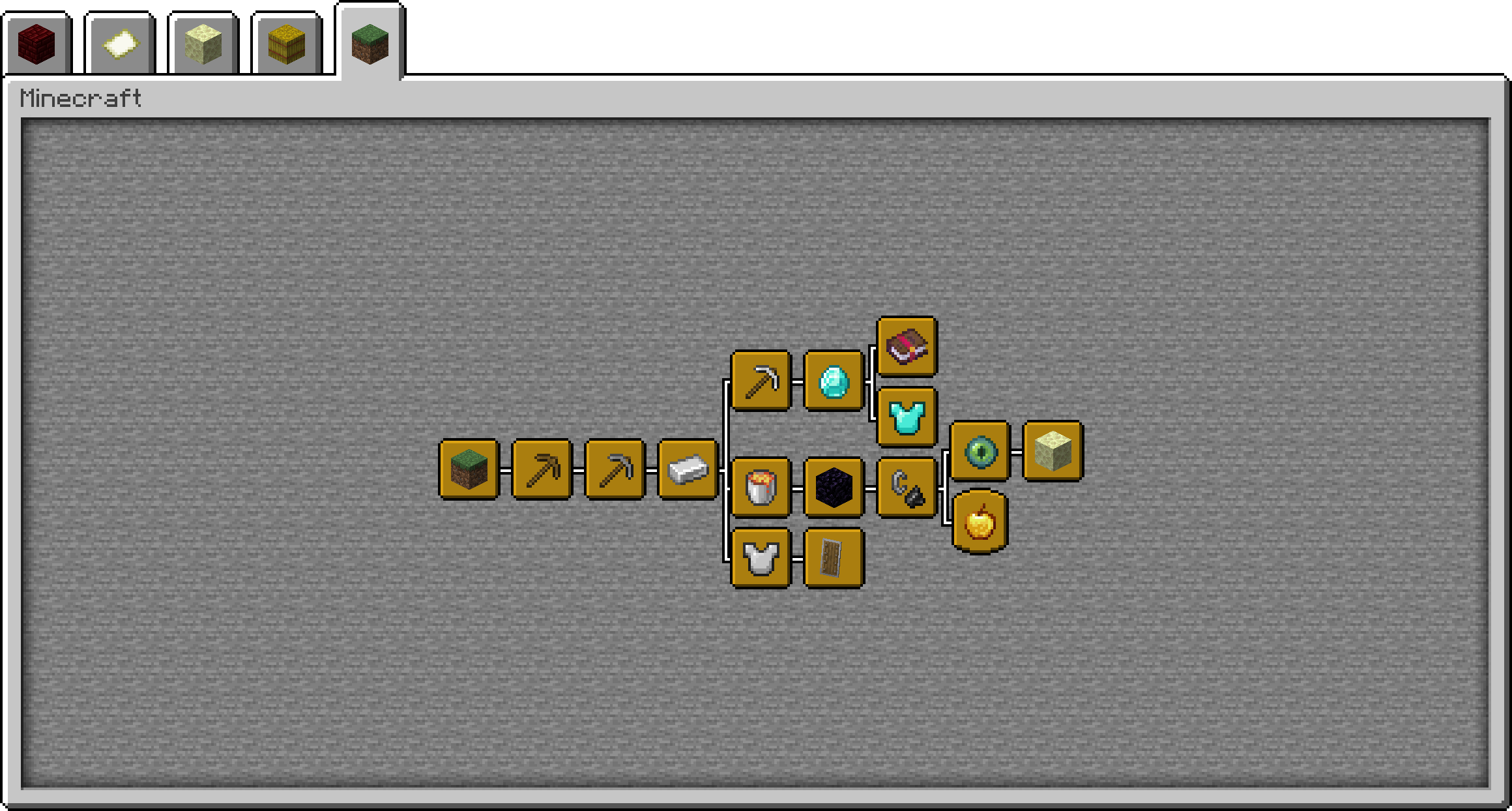 Advancements Fullscreen