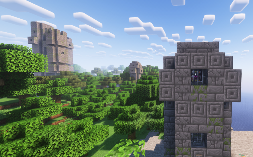 Silver Towers - Ancient Ruins by DevDyna