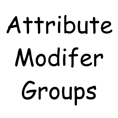 Attribute Modifier Groups