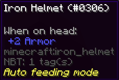 Auto Feeder Helmet
