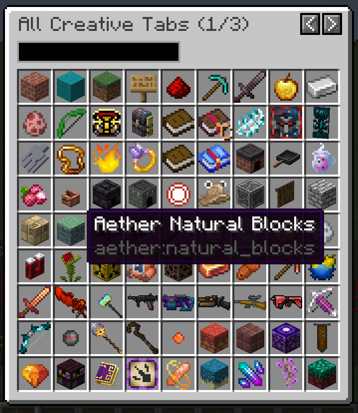 Better Creative Mode Tabs