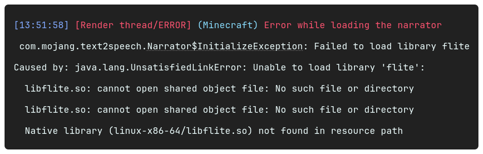Better Narrator Error