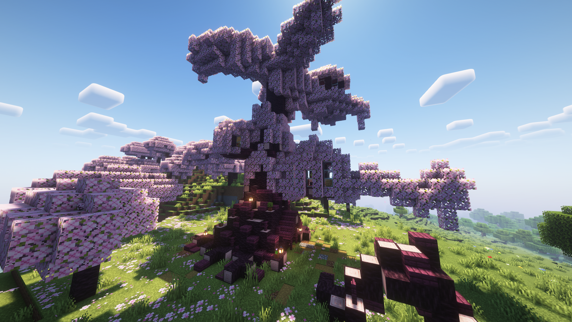 Big Cherry Blossom Tree House