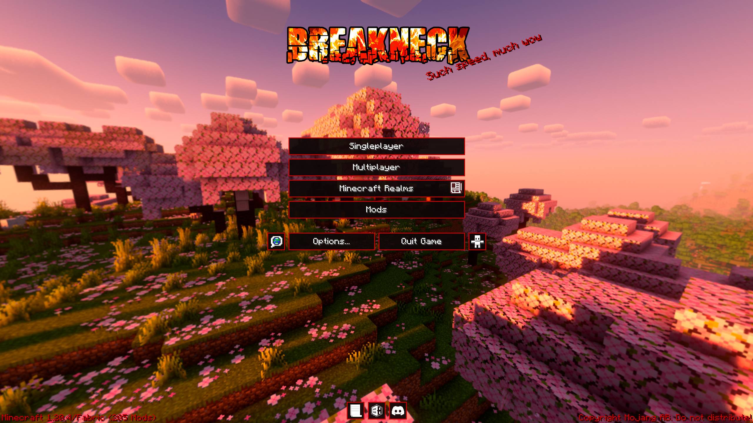 Breakneck Menu