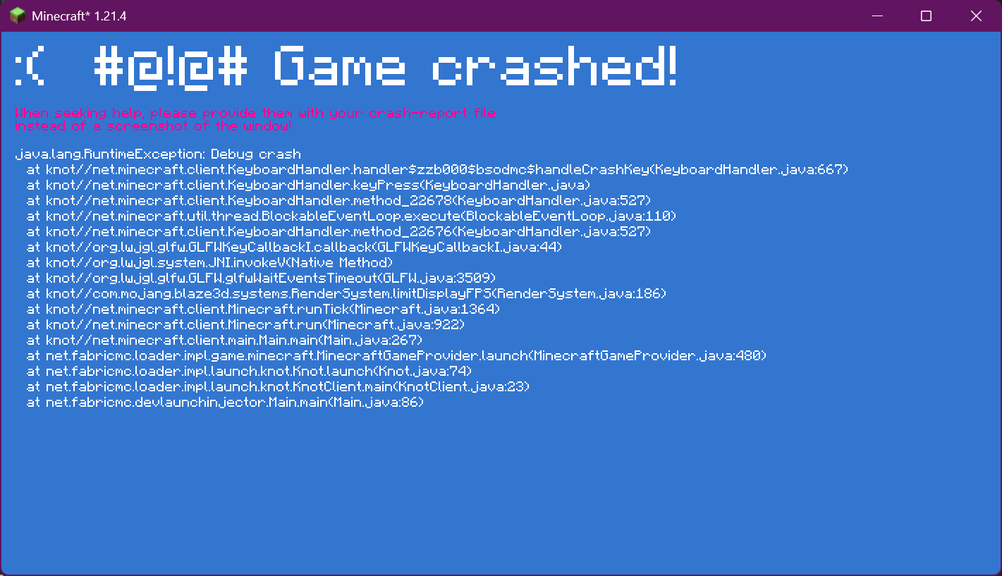 BSOD for MC