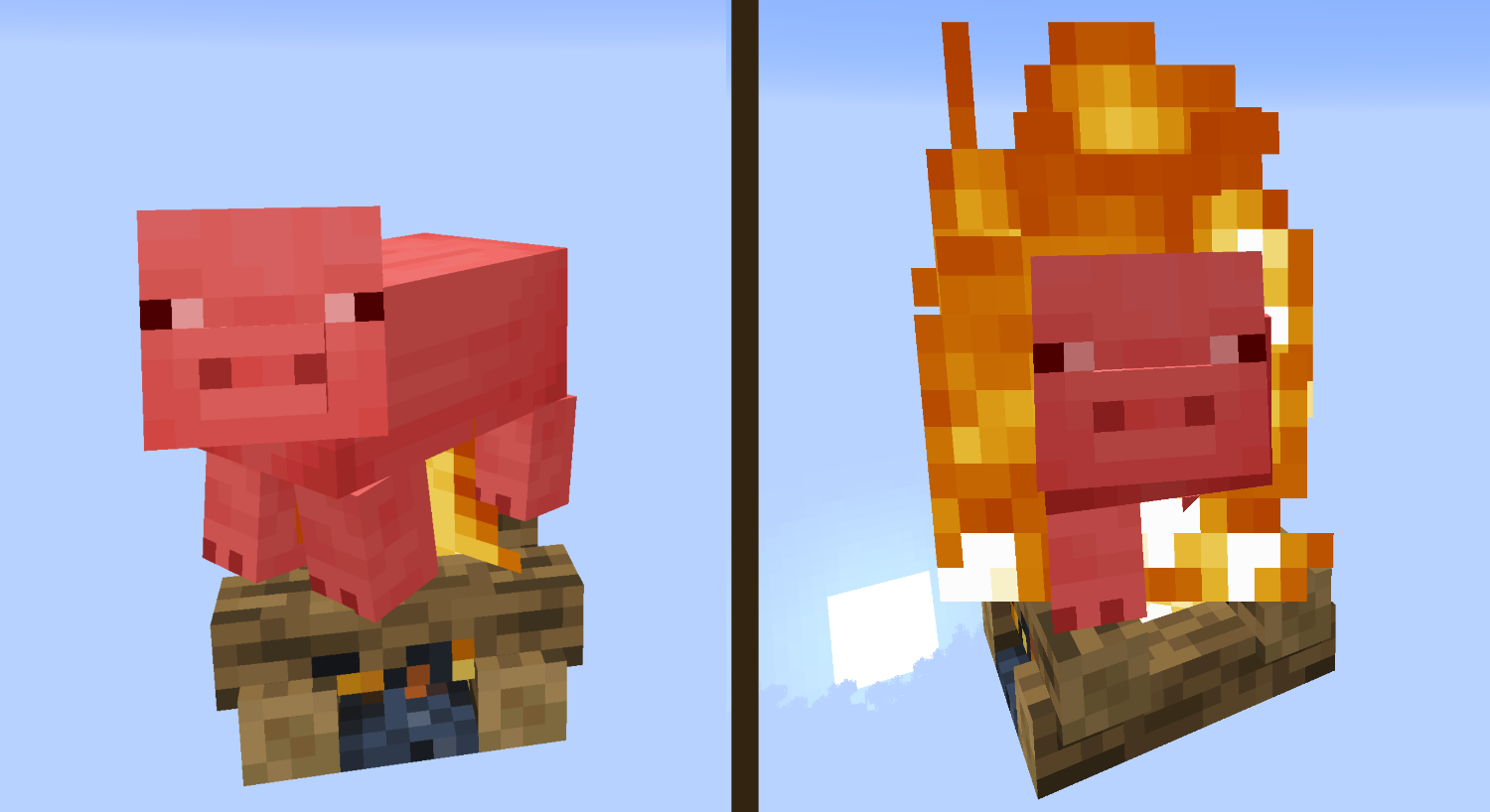 Camp Fires Cook Mobs