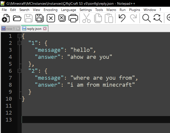 Chat Message Reply