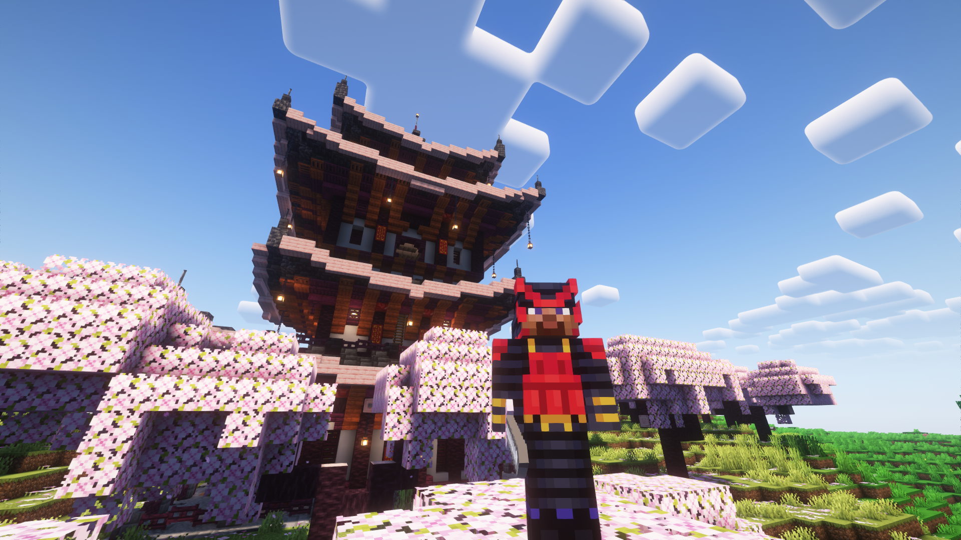 Cherry Samurai Temple