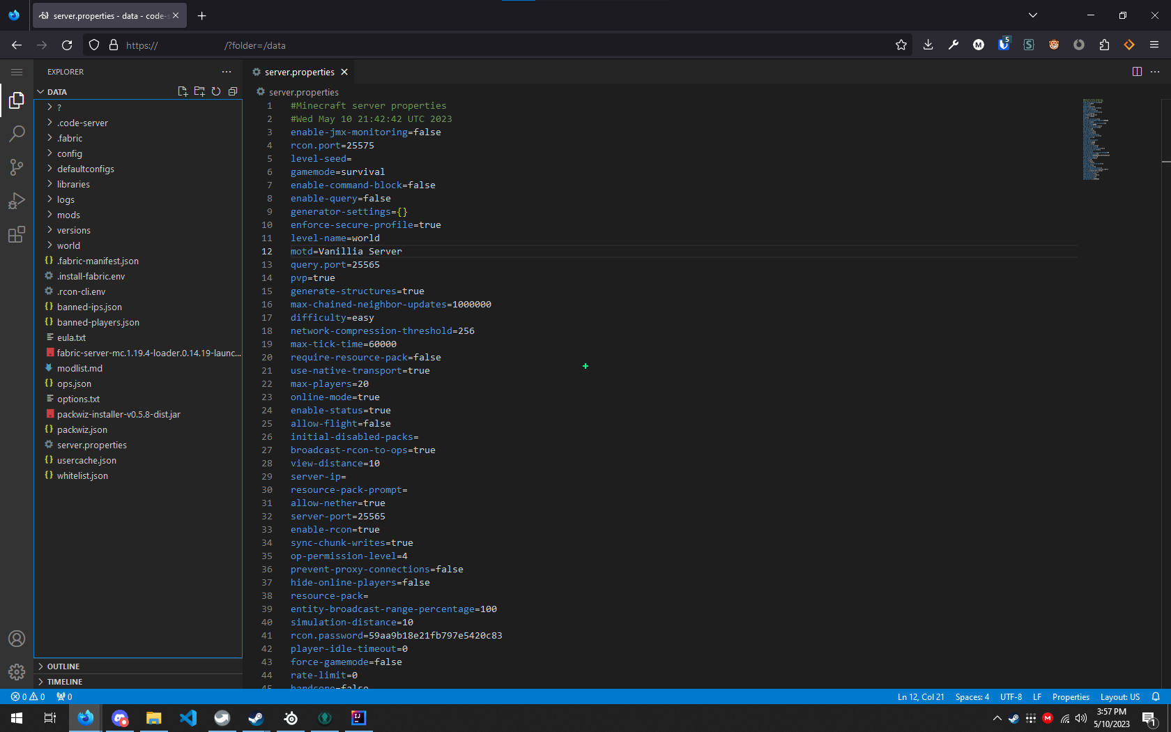 code-server-mc
