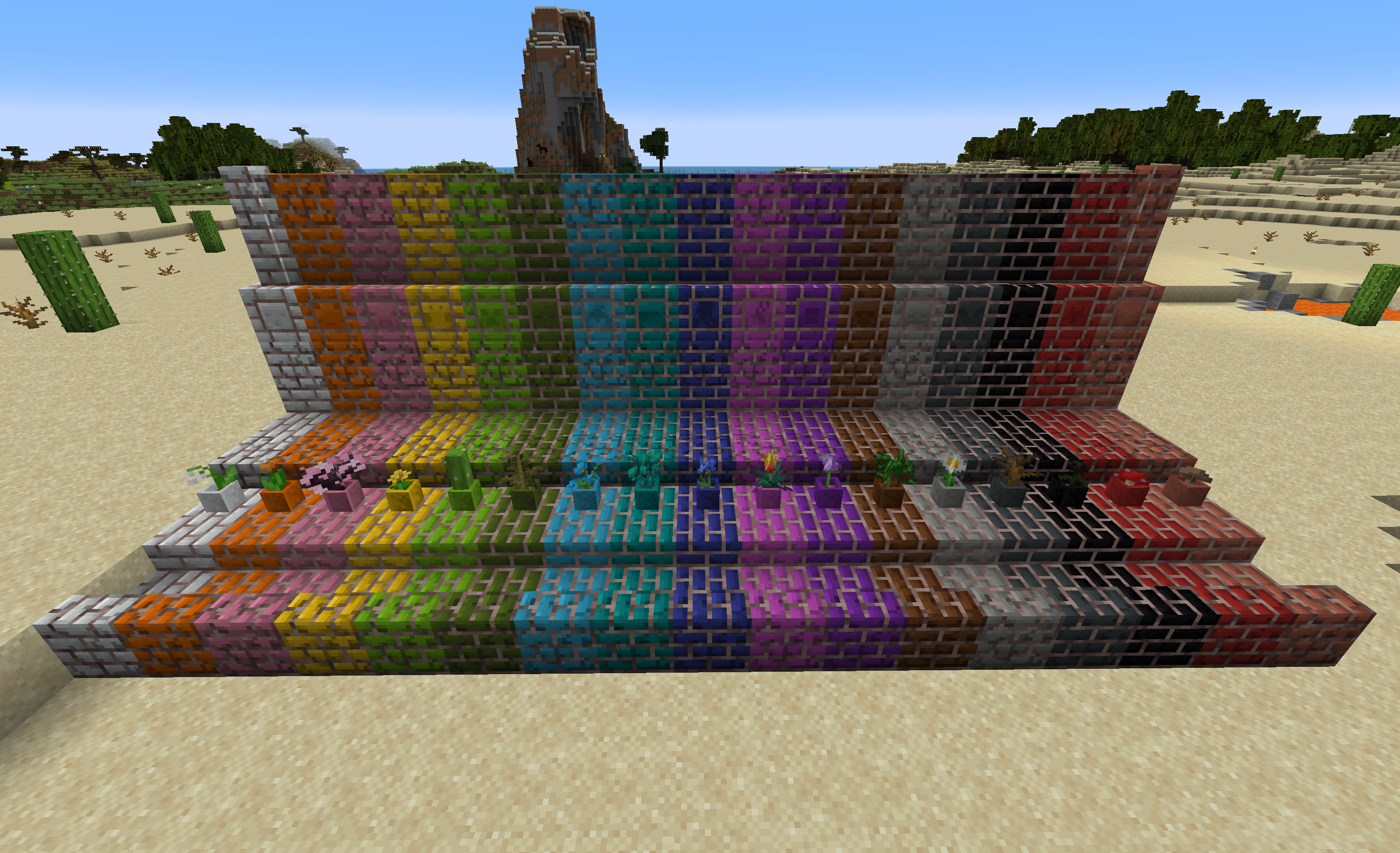 Colored Bricks