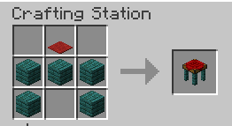 Colored Crafting Stations