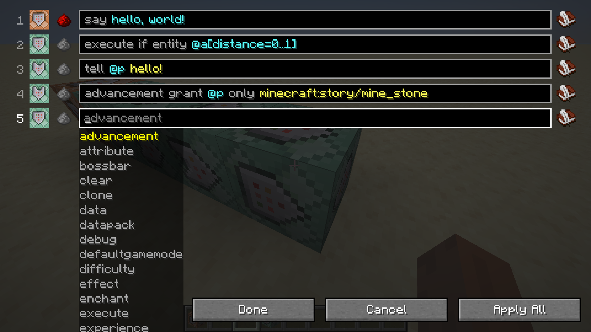 Галерея Command Block IDE — Minecraft Моды — MetaMods