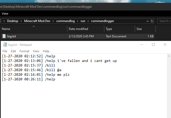 Command Logger