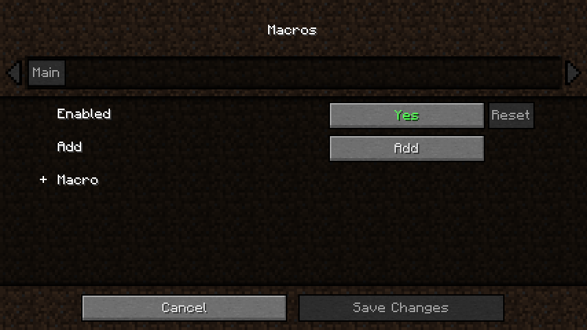 Command Macros