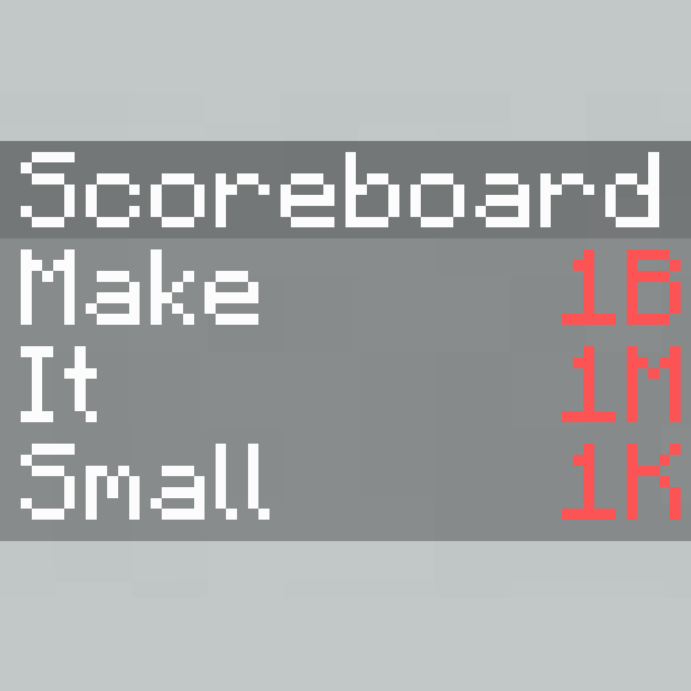 Compact Scoreboard