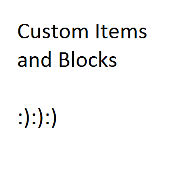 Versions config Item and Block creator — Minecraft Mods — MetaMods