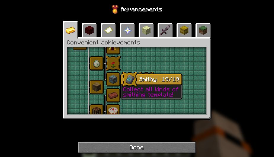 Convenient Achievements