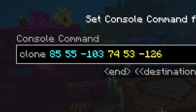 Coordinated Command Blocks