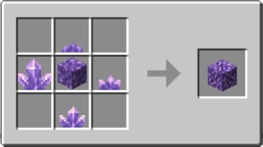 Craftable Budding Amethyst