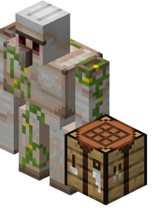 Craft Golem At The Crafting Table