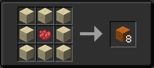 可合成紅沙│Craftable Red Sand