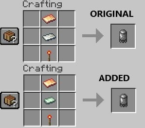 Create capacitor crafting fix