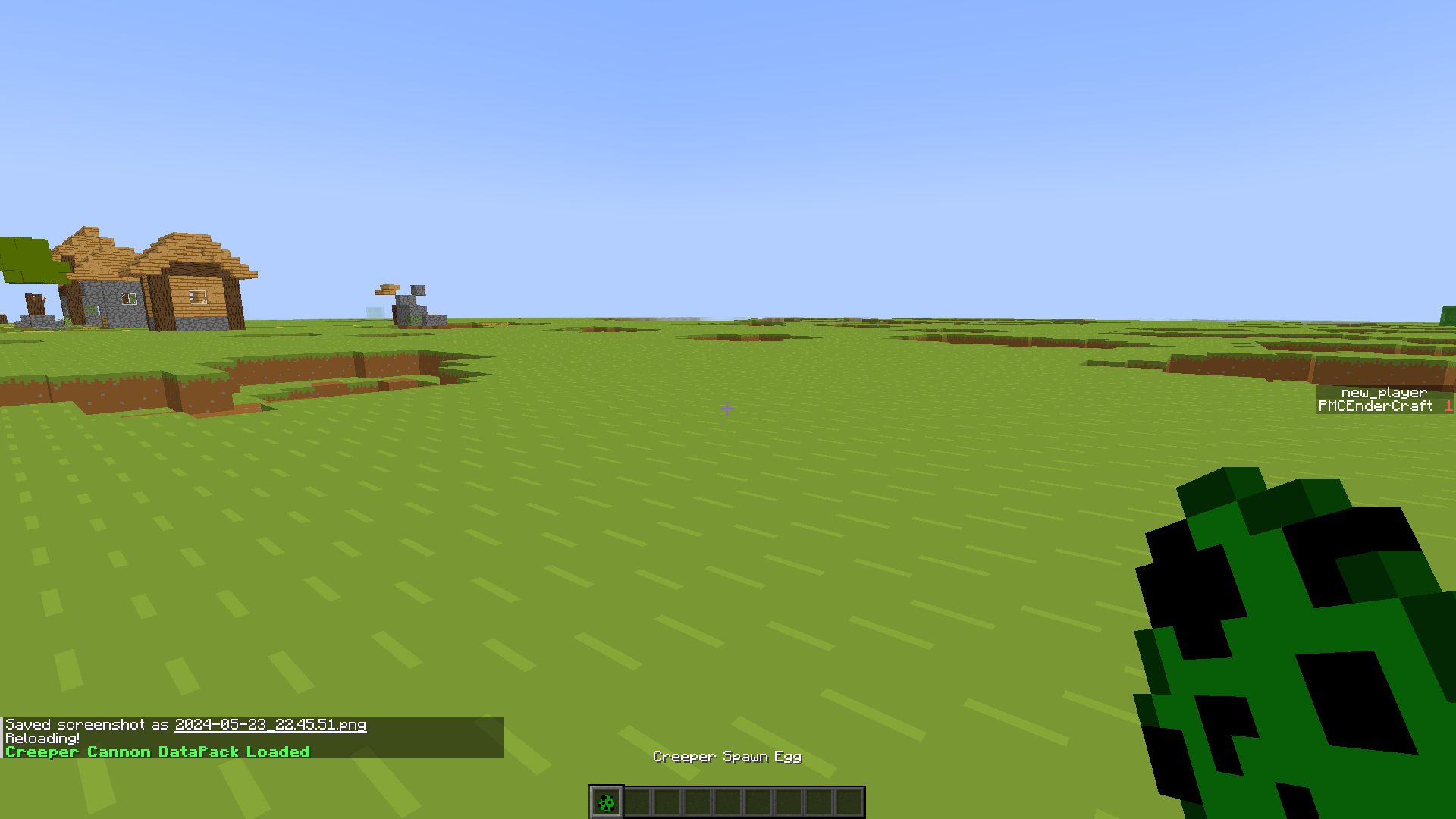 Creeper Cannon DataPack