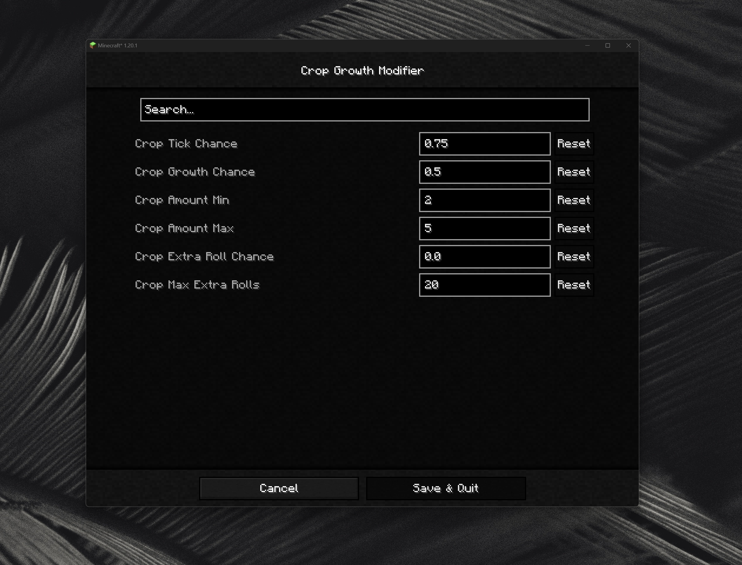 Crop Growth Modifier