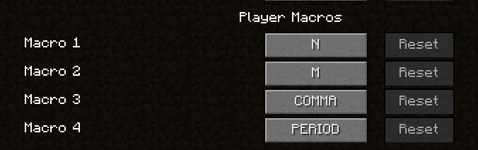[]Custom Macros