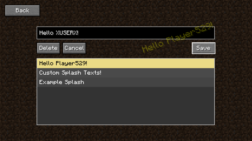 Custom Splashes