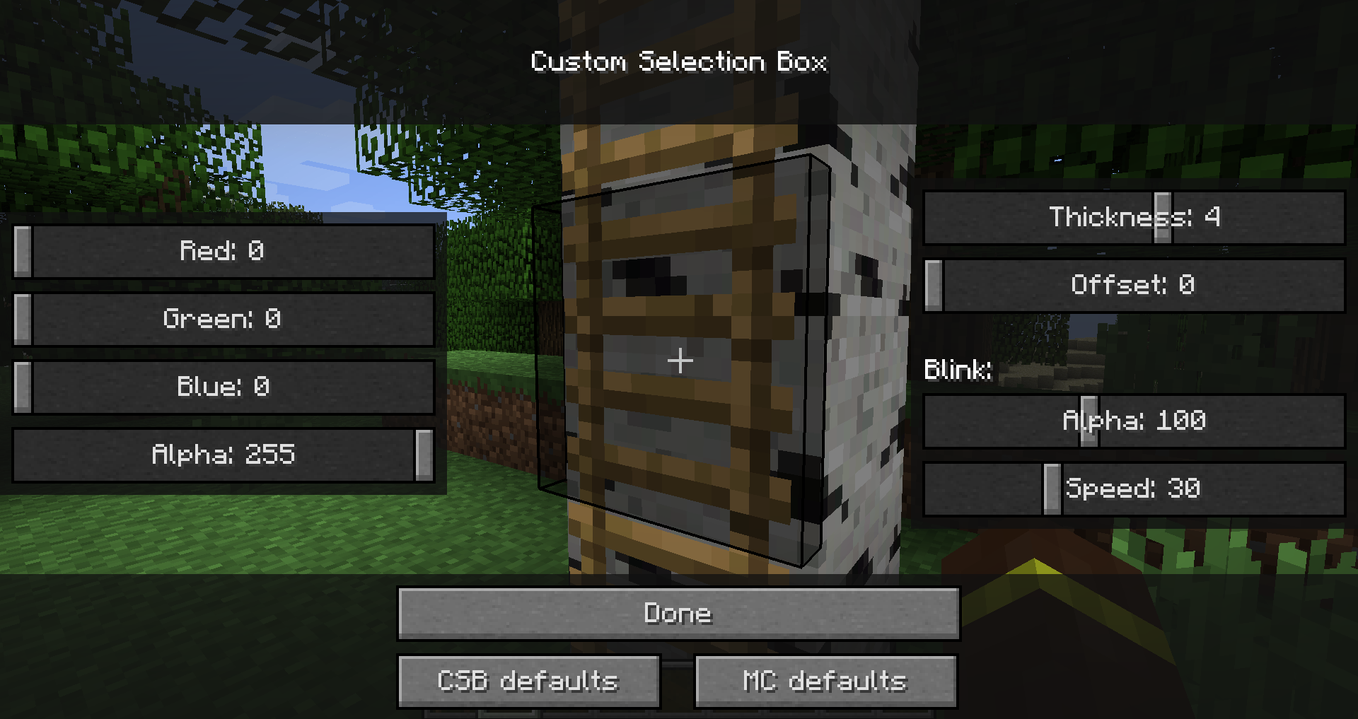 Скачать CustomSelectionBox — Minecraft Моды — MetaMods