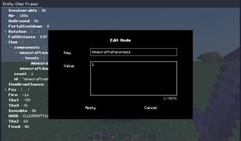 Dynamic In-Game NBT Editor
