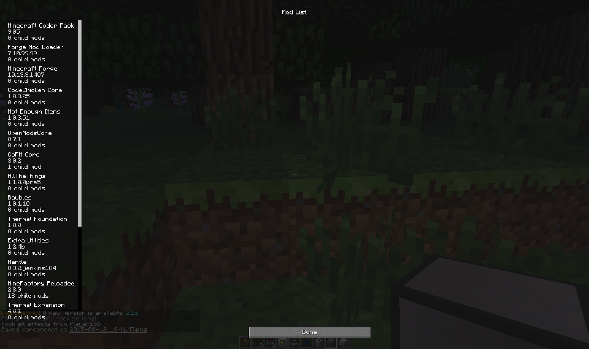 Easy Config Button