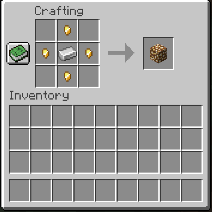 Easy glowstone recipe