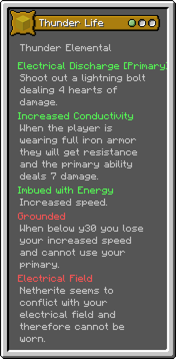 Origins: Elemental Lives