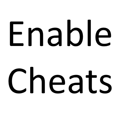 Enable Cheats
