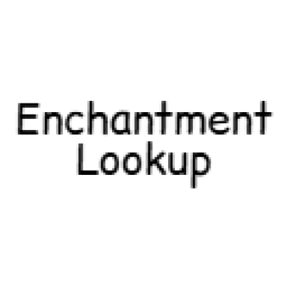 Enchantment Lookup