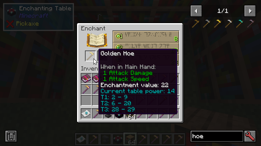 Enchantment Requirements