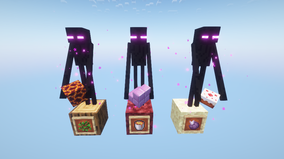 Endermen Spawn with Blocks