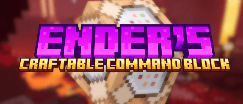 Ender's Craftable Command Block