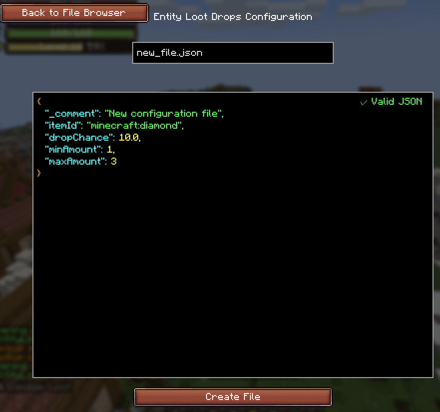 Entity Loot Drops