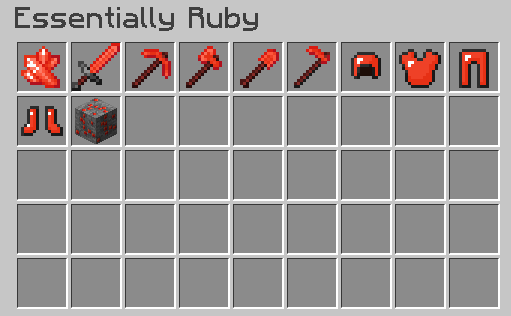 Essentially Ruby Armor & Tools