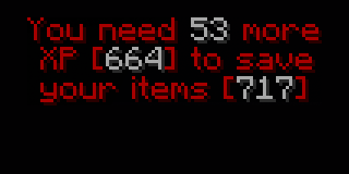Experience keepInventory