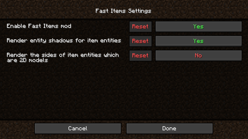Download Fast Items — Minecraft Mods — MetaMods