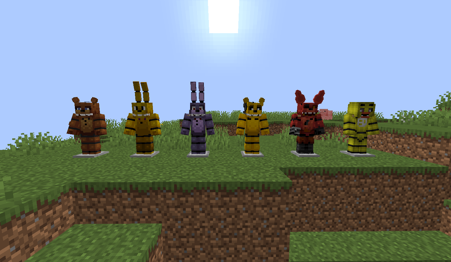 FNaF Suits Mod