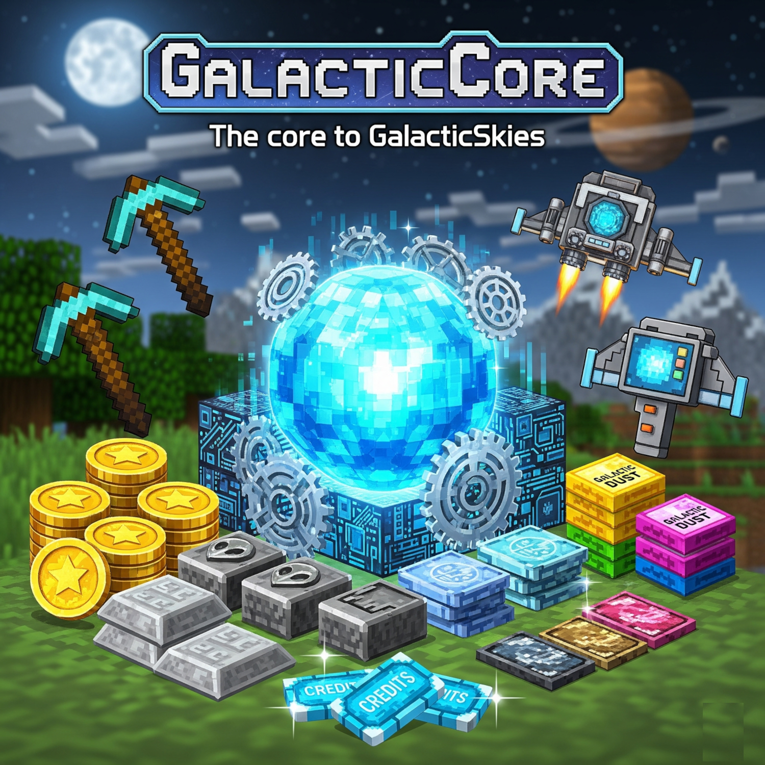 Скачать GalacticCore — Minecraft Моды — MetaMods