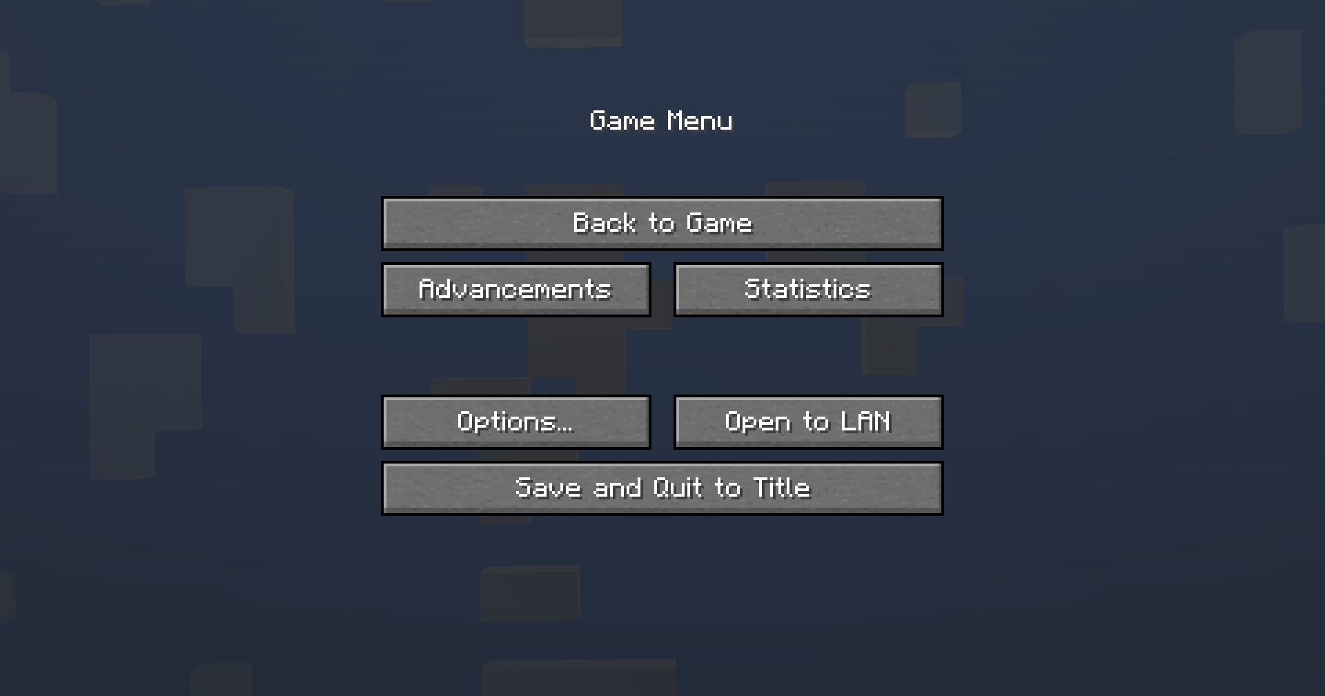 Game Menu Remove GFARB