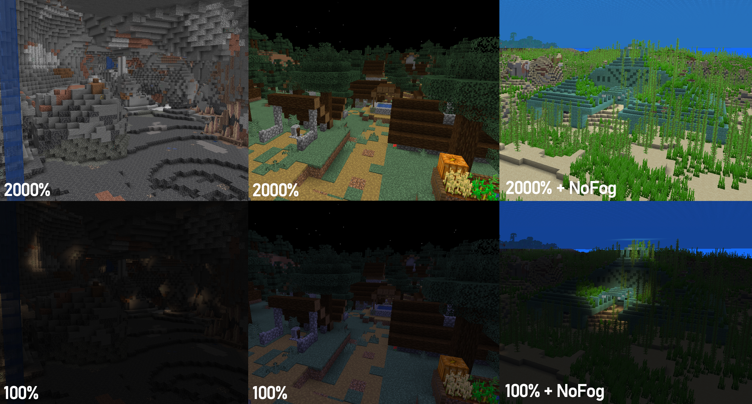 Gallery Gamma Shifter - FullBright & Auto Night — Minecraft Mods — MetaMods